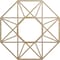 Ekena Millwork Guardian Wood Fretwork Pierced Ceiling Medallion, Birch, 16"OD x 6 1/4"ID x 1/4"T CMWP16X16X0250GDBI - alternate 1